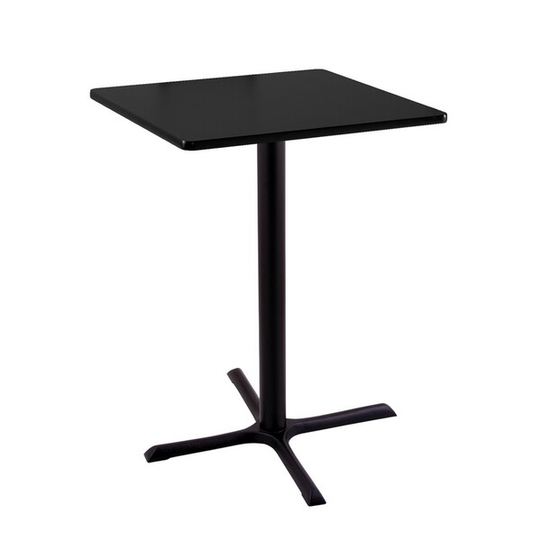42" 211 Black Table, 30" x 30" Square Top